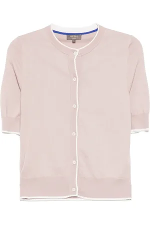 N.PEAL T-shirt med knaplukning