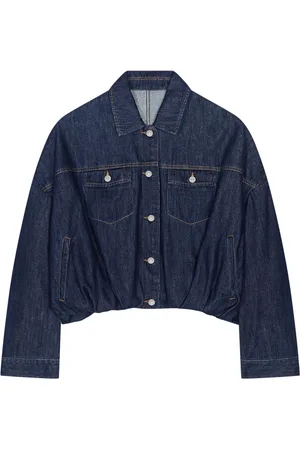 DRIES VAN NOTEN Denimjakke med pufkant
