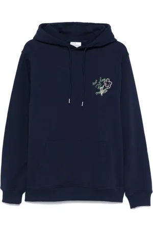 Drôle de Monsieur Le Hoodie Esquisse top med slogan