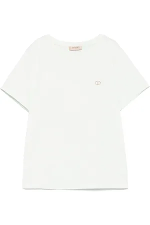 Twin-Set T-shirt med logoplade