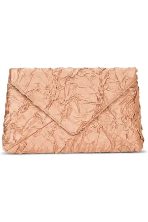 DRIES VAN NOTEN Lille Crushed Plissé taske