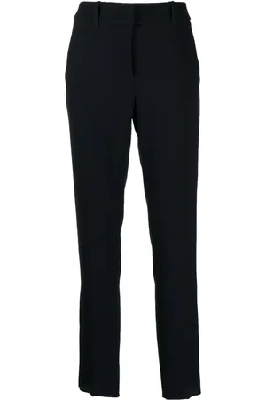 Emporio Armani Cropped bukser med mellemhøj talje