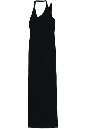 Patrizia Pepe Lang kjole med halterneck