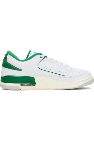 Jordan 2/3 White/Pine Green sneakers