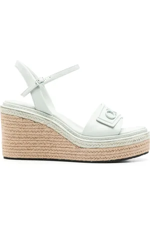 Calvin Klein 85 mm espadriller med kilehæl
