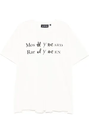 MOSTLY HEARD RARELY SEEN Spliced Luxury Mock T-shirt