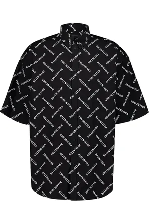 Balenciaga Skjorte i poplin med logotryk