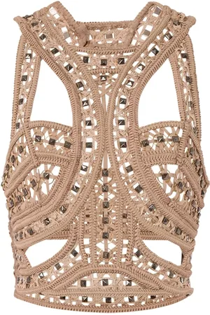 Alberta Ferretti Vævet tanktop
