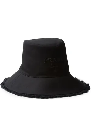 Prada Bøllehat med frynset kant