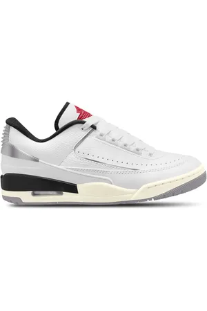 Jordan 2/3 White/Black/Metallic Silver sneakers