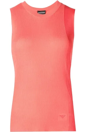 Emporio Armani Ribbet tanktop