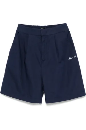 AGNÈS B. Shorts med broderet logo