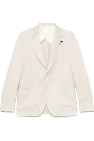 LARDINI Blazer med broche-detalje