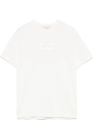 Elisabetta Franchi T-shirt med logobroderi