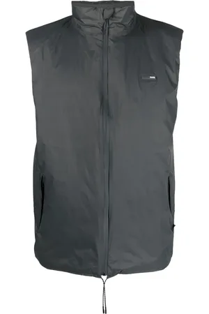Rains Let vest med opretstående krave