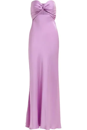 Essentiel Antwerp Lang Hierro kjole i satin