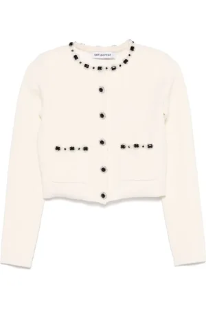 Self-Portrait Udsmykket cardigan