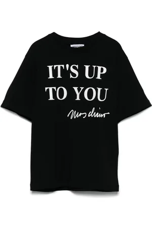 Moschino T-shirt med slogantryk