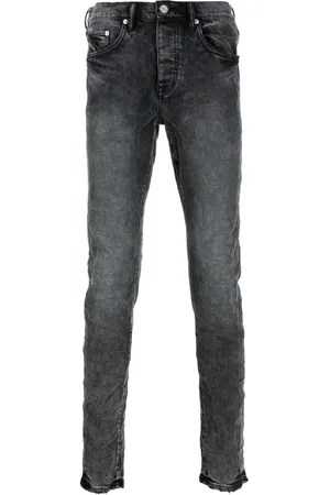 Purple Brand Stenvaskede jeans med mellemhøj talje