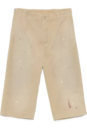 Maison Margiela Shorts med malingssprøjt