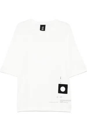 THOM KROM T-shirt med teksttryk