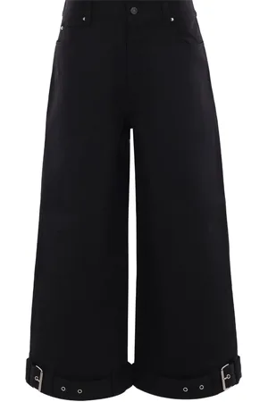 MELITTA BAUMEISTER Cropped jeans med bælte