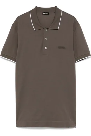 Ermenegildo Zegna Polo med broderet logo