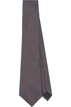 Ermenegildo Zegna Slips i geometrisk jacquard