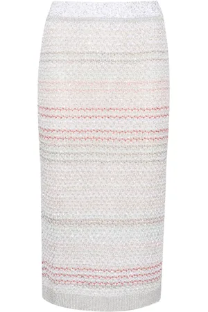 Missoni Mellemlang pencil-nederdel med pailletter