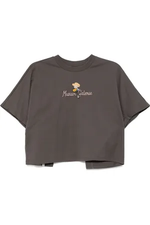 Musium Div. T-shirt med perleudsmykning