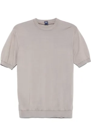 FEDELI Finstrikket T-shirt