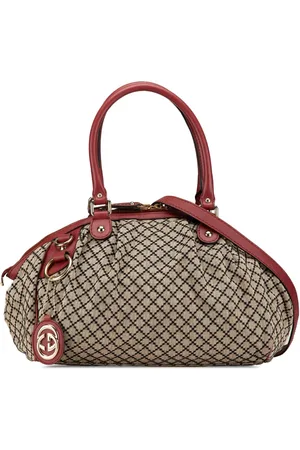 Gucci Diamante Sukey satchel-taske i kanvas fra 2000-2015