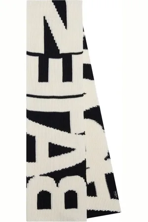 Balenciaga Uldtørklæde med logotryk