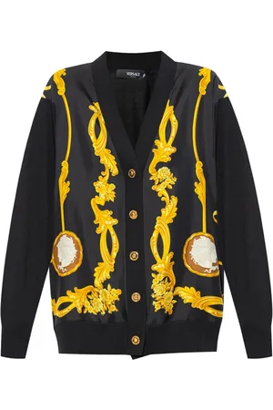 VERSACE Kofta i ull och silke