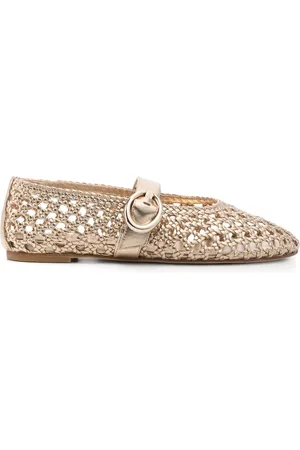 Stuart Weitzman Vævede ballerinaer