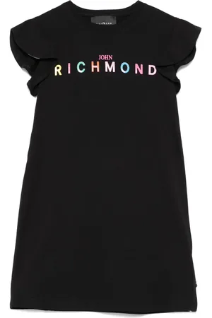 John Richmond Kjole med gummi-logo