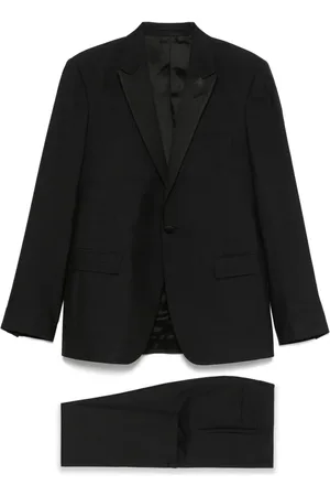 LARDINI Jakkesæt med satin-revers