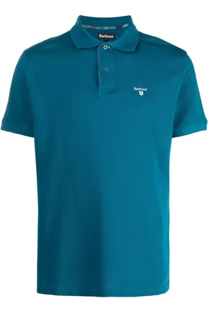 Barbour Tartan Piqué polotop med broderi