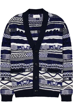 LANEUS Jacquard-strikket cardigan