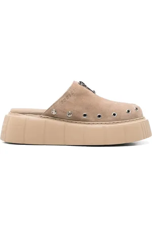 INUIKII Mules med lynlåsdetalje