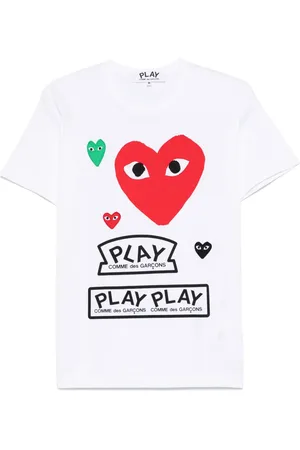 Comme des Garçons T-shirt med hjertemærke