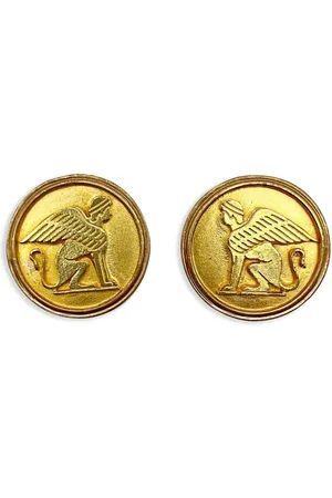 JENNIFER GIBSON JEWELLERY Pre-owned Egyptian Sphinx clipsörhängen från 1970-talet
