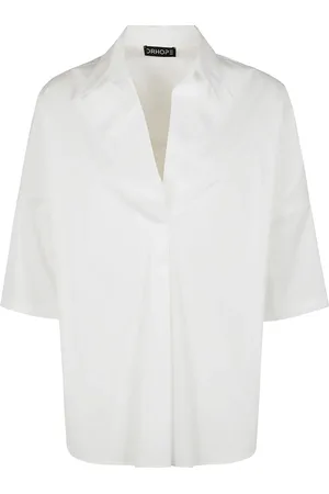 DRHOPE Blus i bomull