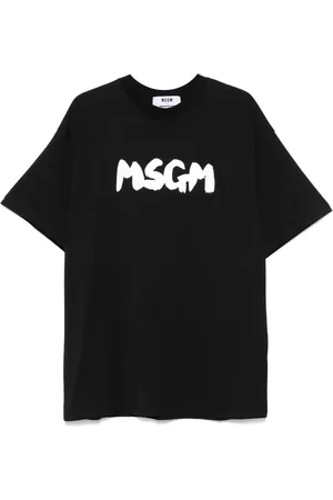 Msgm T-shirt med logotryk