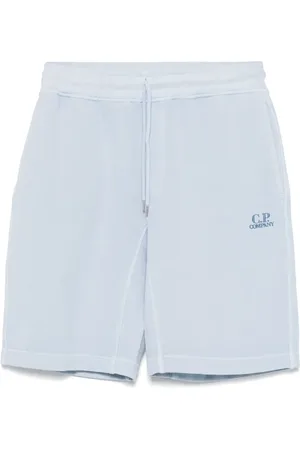C.P. Company Shorts i fleece med diagonalt design