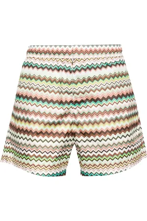 Missoni Badebukser med zigzagmønster
