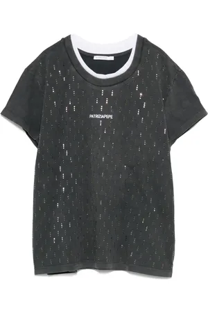 Patrizia Pepe T-shirt med nitter
