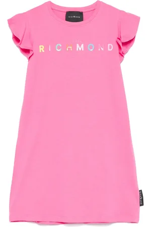 John Richmond Kjole med gummi-logo