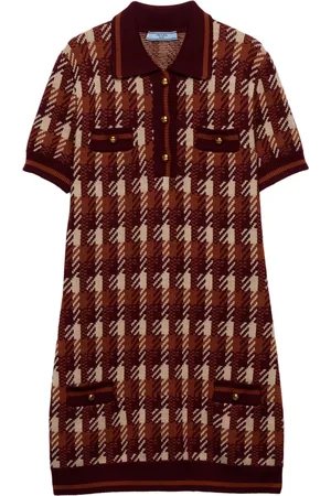 Prada Kort shift-kjole i uld