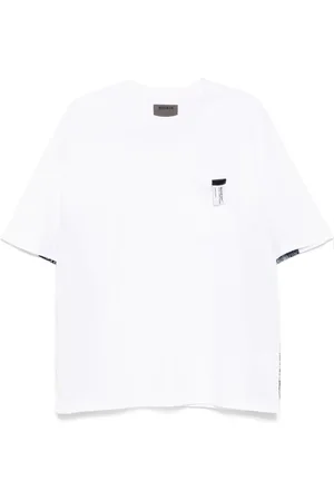 Musium Div. T-shirt med paneler og tryk
